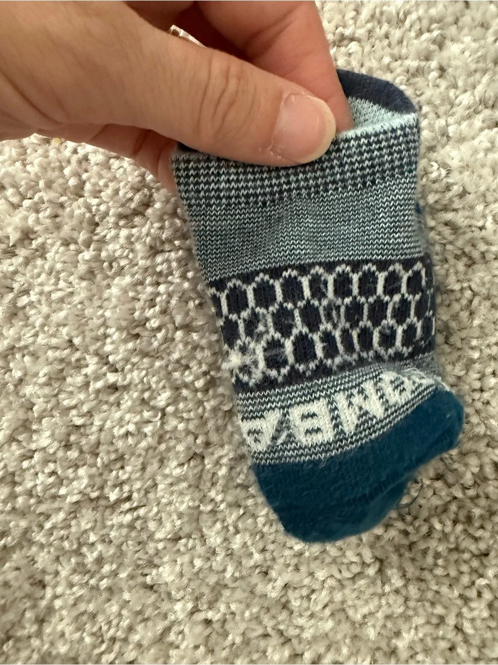 Bombas Kids Non-Slip Ankle Socks - Multicolor (Blue, Red, Green)